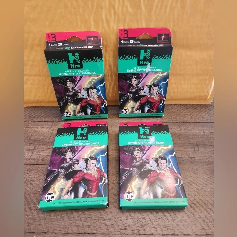 HRO Chapter 3 - 4 Booster Pack Box 29 cards per box - New - Sealed lot of 4